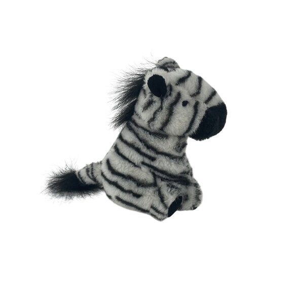 Zebra 10” Plush Stuffed Animal Toy‎ No Brand Sitting Safari Jungle - Picture 4 of 6